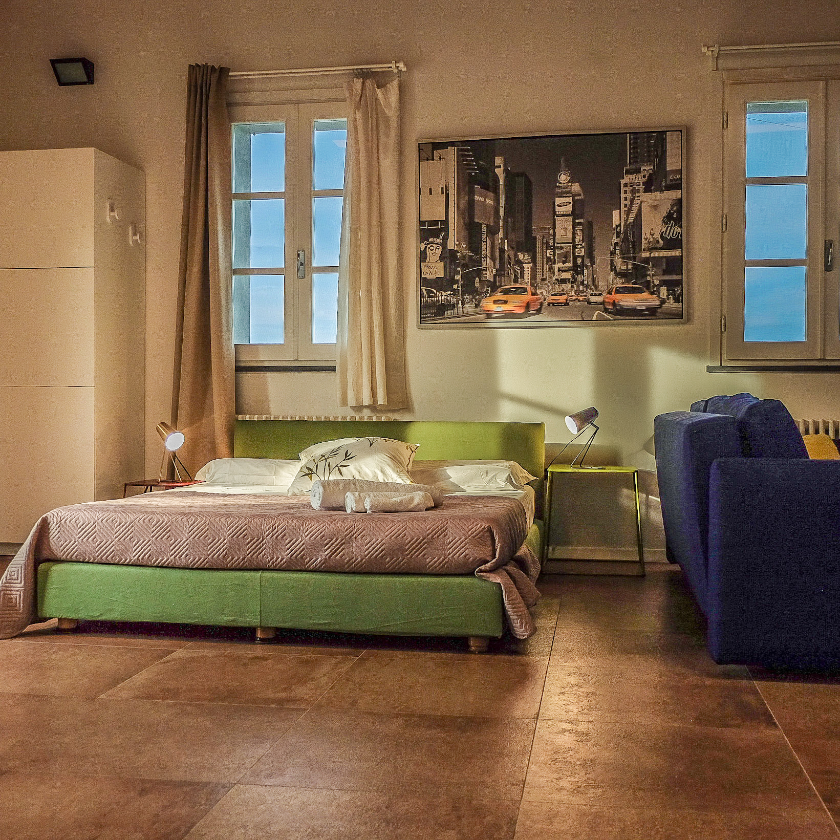 Vista dal letto Vista camera